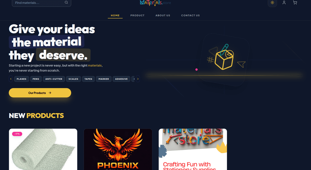 Materials project preview