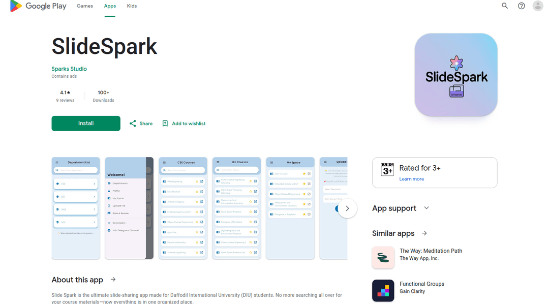 SlideSpark project preview